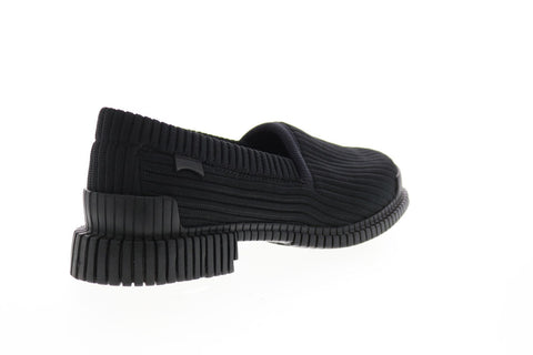 Camper Pix K200813-001 Womens Black Canvas Loafers & Slip Ons Boat Shoes