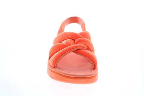 Camper Oruga K200820-002 Womens Orange Canvas Slip On Slingback Sandals Shoes