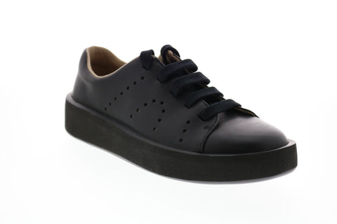 Camper Courb K200828-002 Womens Black Leather Euro Sneakers Shoes