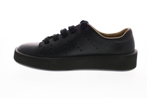 Camper Courb K200828-002 Womens Black Leather Euro Sneakers Shoes