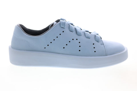 Camper Courb K200828-004 Womens Blue Leather Lace Up Euro Sneakers Shoes