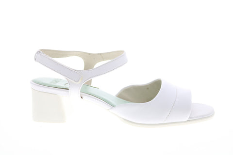 Camper Katie Sandal K200834-002 Womens White Leather Slingback Sandals Shoes