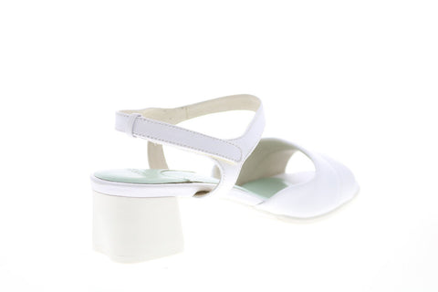 Camper Katie Sandal K200834-002 Womens White Leather Slingback Sandals Shoes