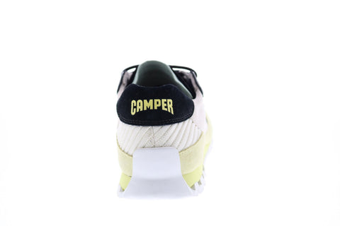Camper Nothing K200836-001 Womens Beige Suede Euro Sneakers Shoes