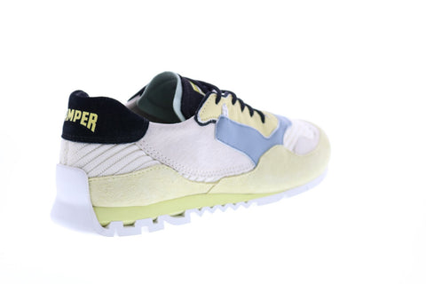 Camper Nothing K200836-001 Womens Beige Suede Euro Sneakers Shoes