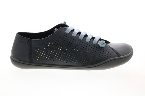 Camper Tws K200841-001 Womens Black Leather Lace Up Euro Sneakers Shoes