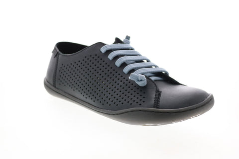 Camper Tws K200841-001 Womens Black Leather Lace Up Euro Sneakers Shoes