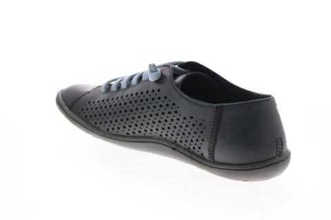 Camper Tws K200841-001 Womens Black Leather Lace Up Euro Sneakers Shoes
