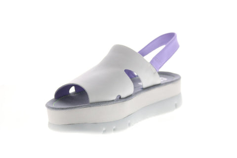 Camper Oruga Up K200848-006 Womens Gray Leather Slingback Sandals Shoes