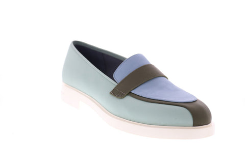 Camper TWS K200857-001 Womens Green Synthetic Loafers & Slip Ons Boat Shoes