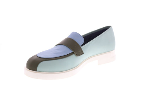 Camper TWS K200857-001 Womens Green Synthetic Loafers & Slip Ons Boat Shoes