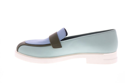 Camper TWS K200857-001 Womens Green Synthetic Loafers & Slip Ons Boat Shoes