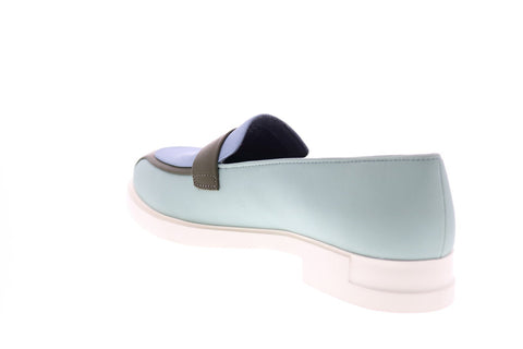 Camper TWS K200857-001 Womens Green Synthetic Loafers & Slip Ons Boat Shoes