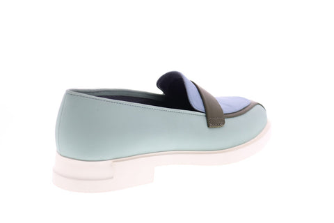 Camper TWS K200857-001 Womens Green Synthetic Loafers & Slip Ons Boat Shoes