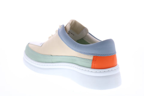 Camper TWS K200866-005 Womens Beige Leather Lace Up Euro Sneakers Shoes