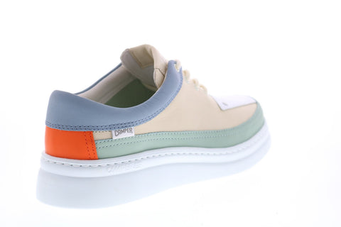 Camper TWS K200866-005 Womens Beige Leather Lace Up Euro Sneakers Shoes