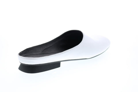 Camper Casi Myra K200871-002 Womens White Leather Slip On Heels Mules Shoes