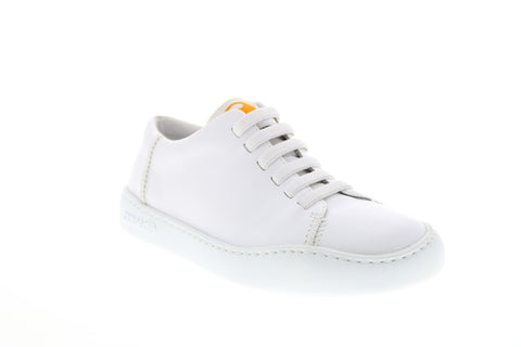 Camper Peu Touring K200877-001 Womens White Leather Lace Up Euro Sneakers Shoes