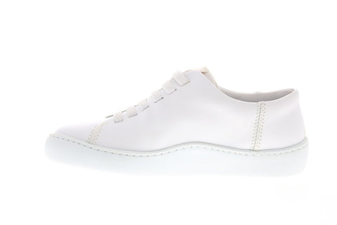 Camper Peu Touring K200877-001 Womens White Leather Lace Up Euro Sneakers Shoes