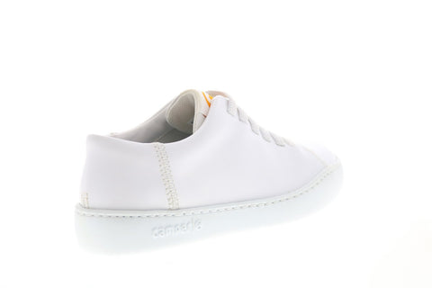 Camper Peu Touring K200877-001 Womens White Leather Lace Up Euro Sneakers Shoes