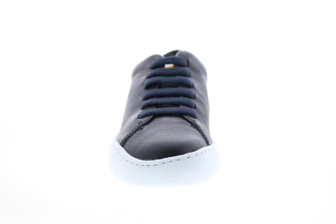 Camper Peu Touring K200877-003 Womens Black Leather Lace Up Euro Sneakers Shoes