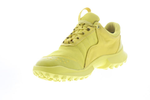 Camper Crclr K200886-002 Womens Yellow Leather Lace Up Euro Sneakers Shoes