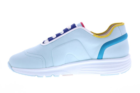Camper TWS K200893-001 Womens Blue Leather Lace Up Euro Sneakers Shoes