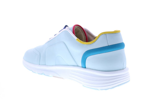 Camper TWS K200893-001 Womens Blue Leather Lace Up Euro Sneakers Shoes
