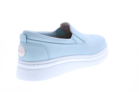 Camper Runner Up K200894-003 Womens Blue Leather Loafers & Slip Ons Boat Shoes