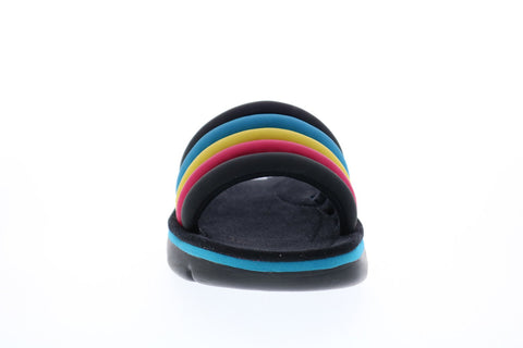 Camper TWS K200905-001 Womens Black Leather Slip On Slides Sandals Shoes