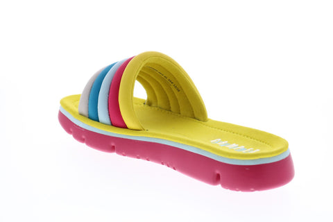 Camper TWS K200905-002 Womens Yellow Synthetic Slip On Slides Sandals Shoes