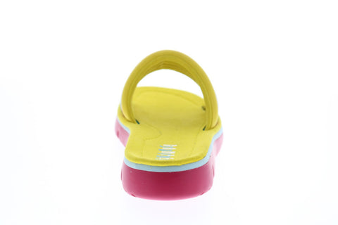 Camper TWS K200905-002 Womens Yellow Synthetic Slip On Slides Sandals Shoes