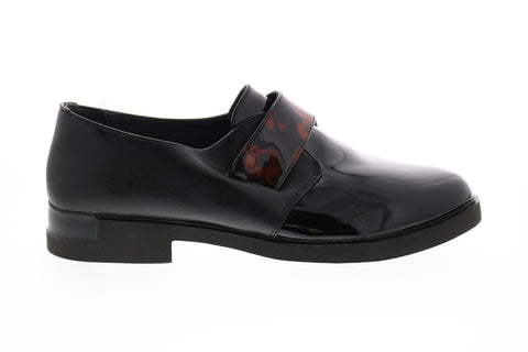 Camper TWS K200914-001 Womens Black Patent Leather Loafers Boat Shoes