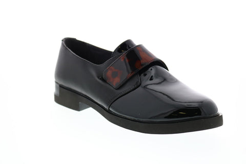 Camper TWS K200914-001 Womens Black Patent Leather Loafers Boat Shoes