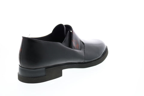 Camper TWS K200914-001 Womens Black Patent Leather Loafers Boat Shoes