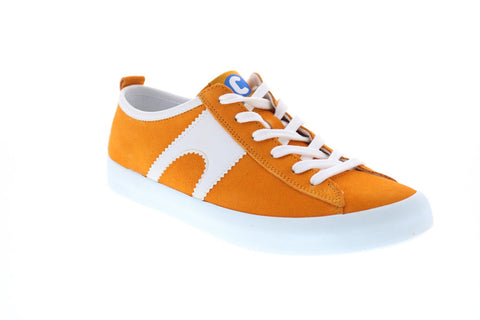 Camper Imar Copa K200929-006 Womens Orange Suede Euro Sneakers Shoes