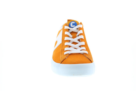 Camper Imar Copa K200929-006 Womens Orange Suede Euro Sneakers Shoes