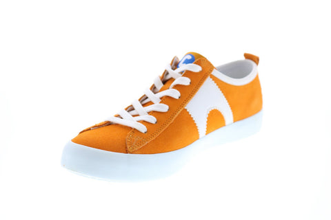 Camper Imar Copa K200929-006 Womens Orange Suede Euro Sneakers Shoes