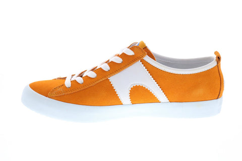 Camper Imar Copa K200929-006 Womens Orange Suede Euro Sneakers Shoes