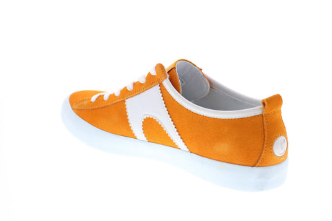 Camper Imar Copa K200929-006 Womens Orange Suede Euro Sneakers Shoes