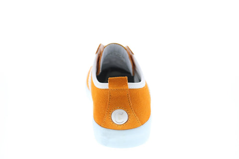 Camper Imar Copa K200929-006 Womens Orange Suede Euro Sneakers Shoes