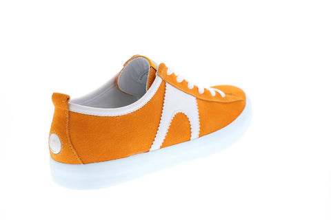 Camper Imar Copa K200929-006 Womens Orange Suede Euro Sneakers Shoes
