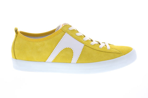 Camper Imar Copa K200929-010 Womens Yellow Suede Euro Sneakers Shoes
