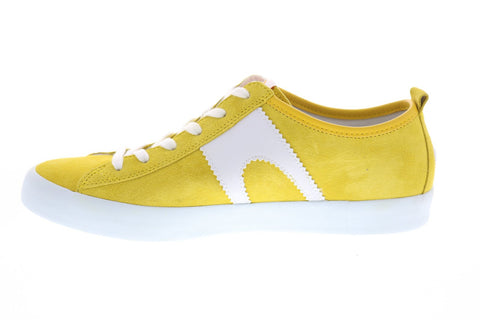 Camper Imar Copa K200929-010 Womens Yellow Suede Euro Sneakers Shoes
