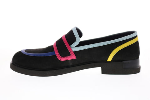 Camper TWS K200940-001 Womens Black Suede Loafers & Slip Ons Boat Shoes