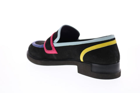 Camper TWS K200940-001 Womens Black Suede Loafers & Slip Ons Boat Shoes