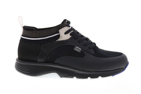 Camper Drift K200941-001 Womens Black Leather Lace Up Euro Sneakers Shoes