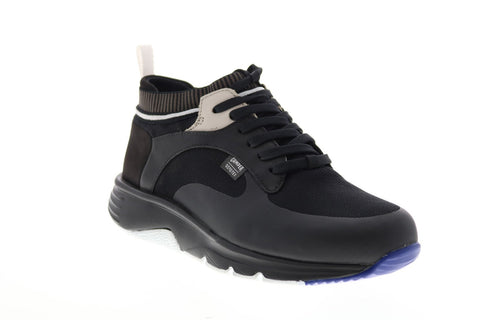 Camper Drift K200941-001 Womens Black Leather Lace Up Euro Sneakers Shoes