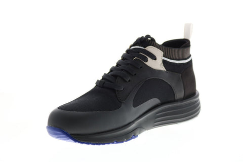 Camper Drift K200941-001 Womens Black Leather Lace Up Euro Sneakers Shoes