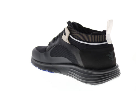 Camper Drift K200941-001 Womens Black Leather Lace Up Euro Sneakers Shoes